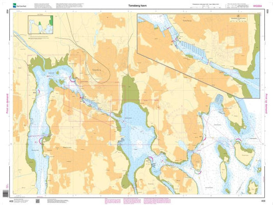Tønsberg havn - 468 - Norway Kartverket Nautical Charts