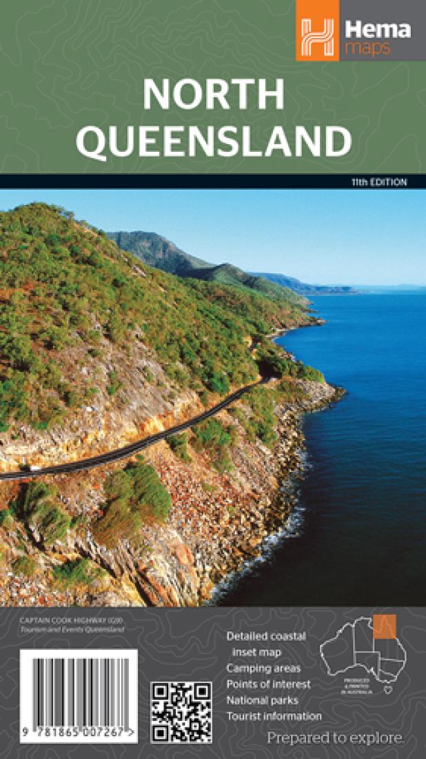 North Queensland Travel Map