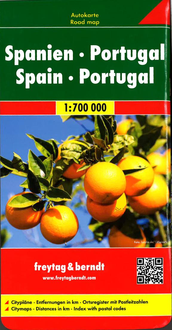 Spanien, Portugal : autokarte, 1:700 000 = España, Portugal : mapa de carreteras, 1:700 000 = Espagne, Portugal: carte routière, 1:700 000 = Spagna, Portugal : catra stradale, 1:700 000 = Spain, Portugal : road map, 1:700 000