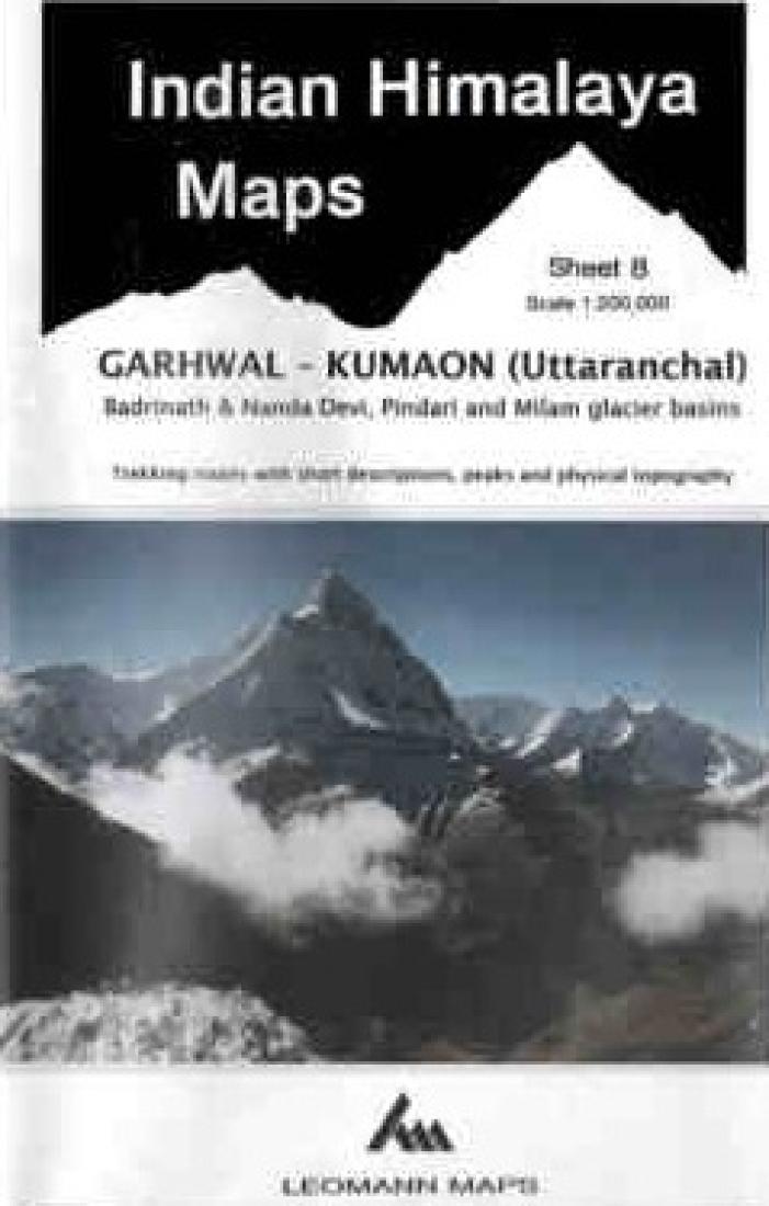 Indian Himalaya sheet 8 - Garhwal, Kumaon, Badrinath, Nanda Devi