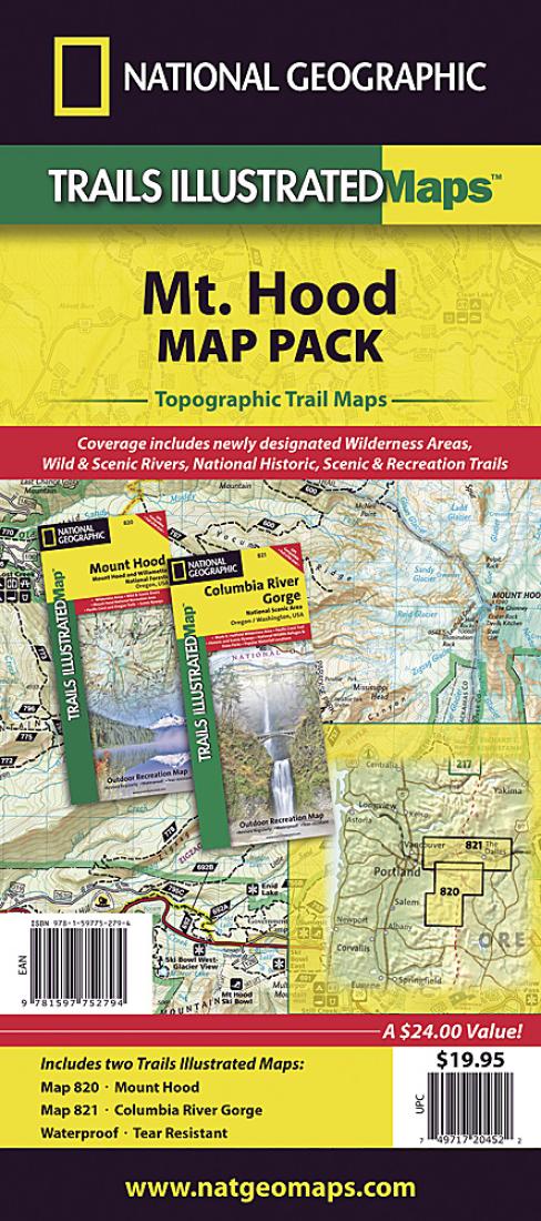 Mount Hood : Columbia River Gorge : map pack