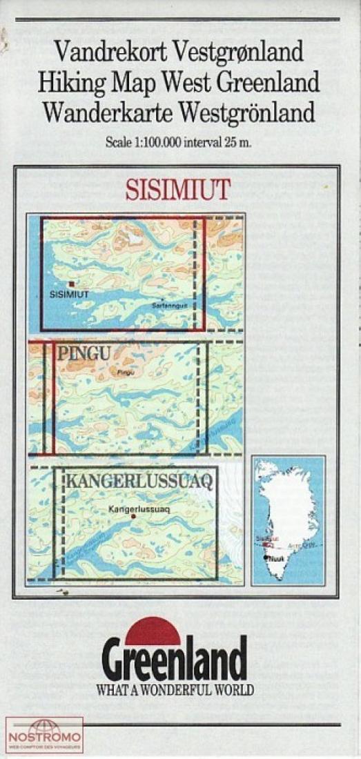 Sisimiut hiking map