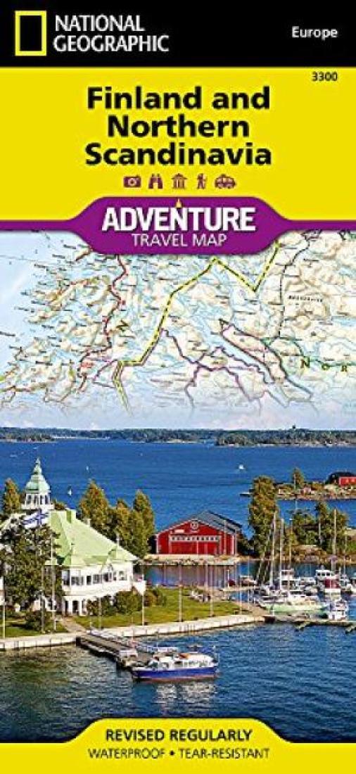 Finland and Northern Scandinavia Adventure Map 3300
