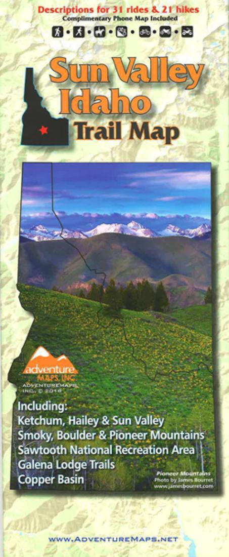 Sun Valley Idaho : Trail Map