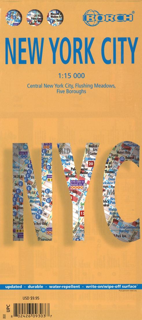 New York City :  Central New York City, Flushing Meadows, Five Boroughs