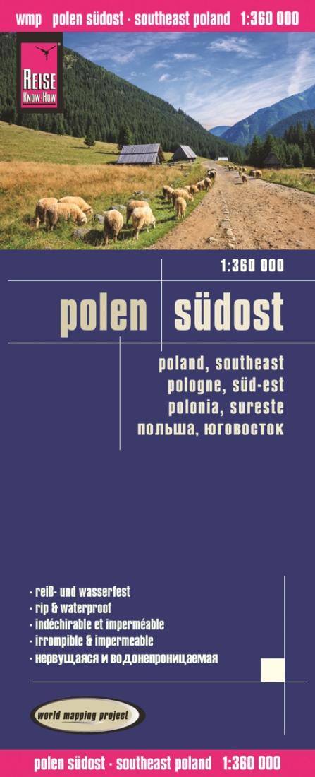 Polen : südost = Poland, southeast = Pologne, süd-est = Polonia, sureste,