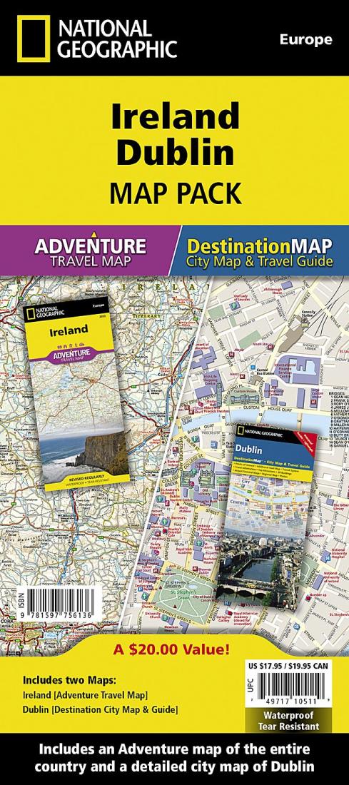 Ireland & Dublin Map Pack Bundle