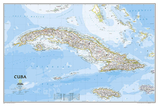 Cuba Classic Wall Map [Laminated]