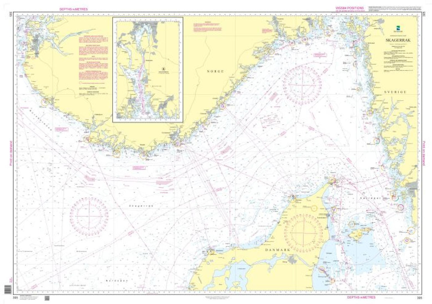 Skagerrak - 305 - Norway Kartverket Nautical Charts
