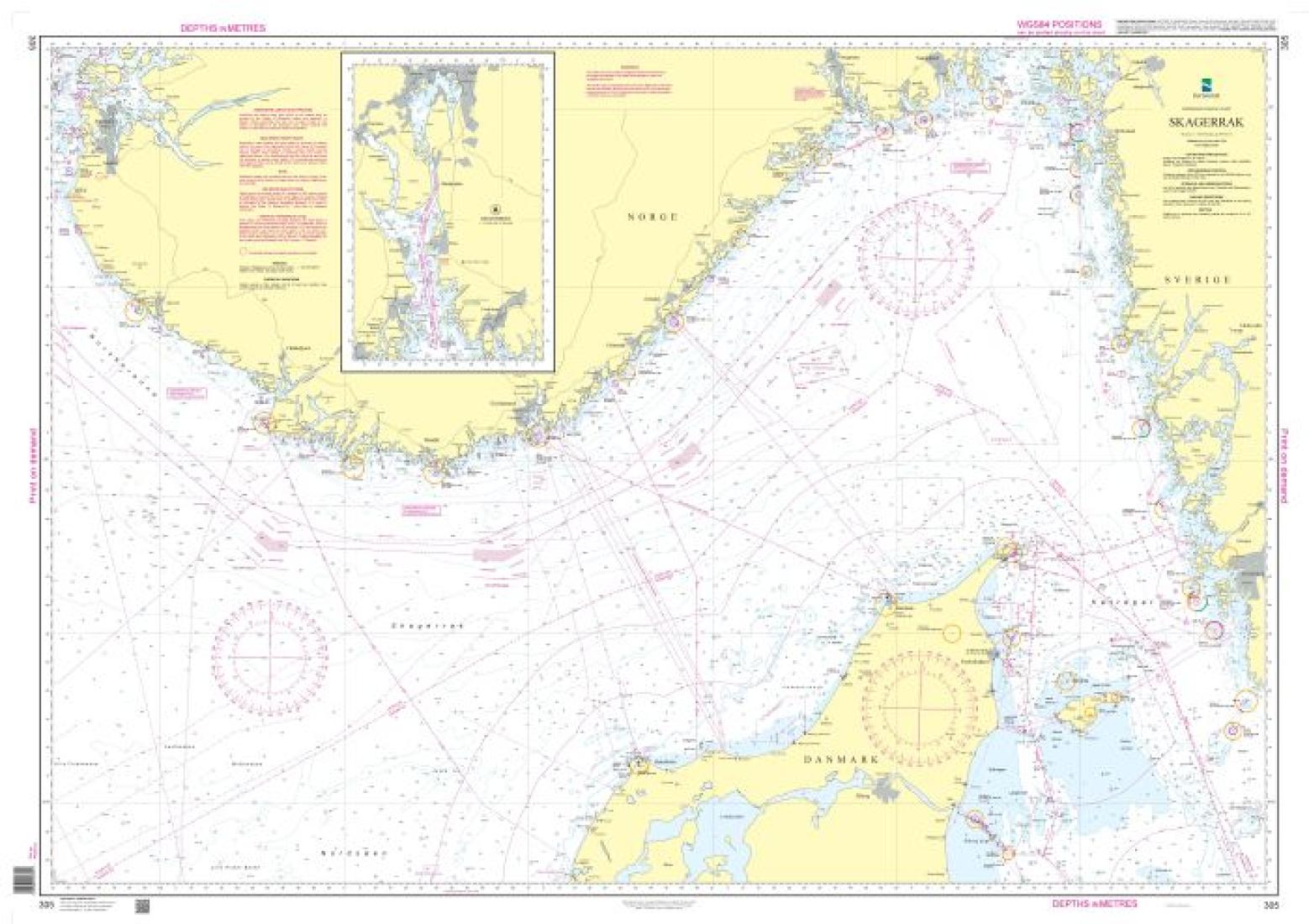 Skagerrak - 305 - Norway Kartverket Nautical Charts