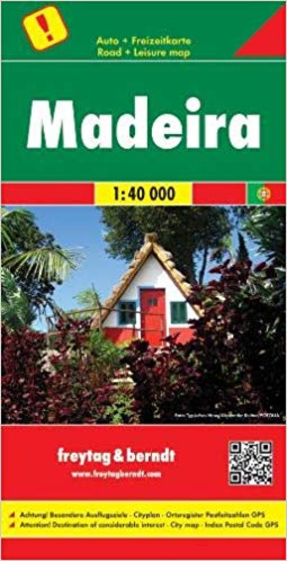 Madeira, road and leisure map 1:75,000