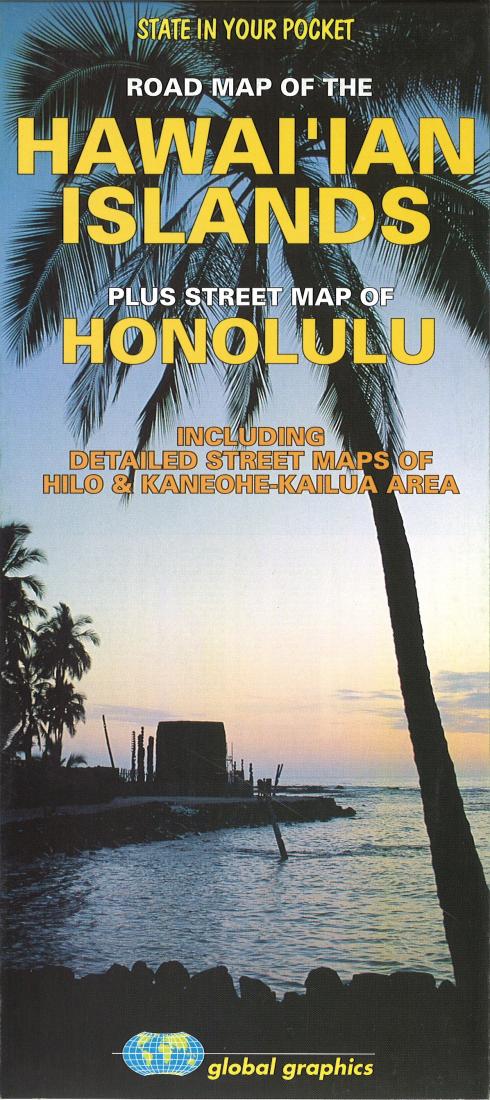 Road map of the Hawai'ian Islands : plus street map of Honolulu