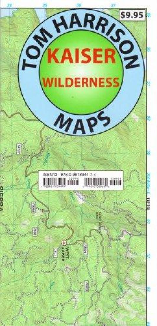 Kaiser Wilderness Hiking Map
