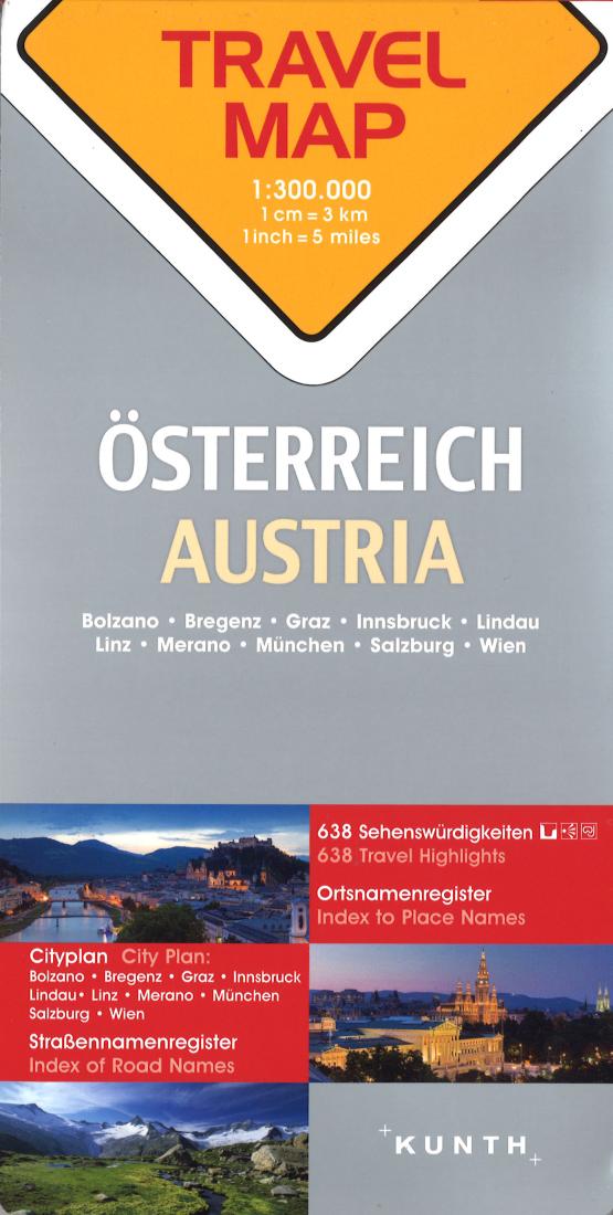 Austria : travel map = Österreich = Autriche