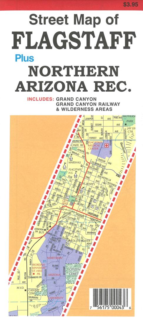 Street map of : Flagstaff : plus : Northern Arizona Rec.