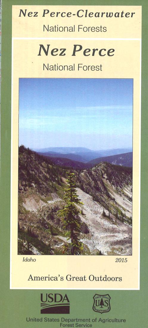 Nez Perce National Forest Map