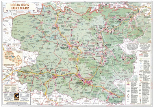 Lori Marz, Armenia : Regional Map