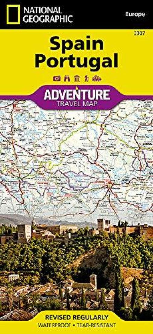 Spain and Portugal Adventure Map 3307
