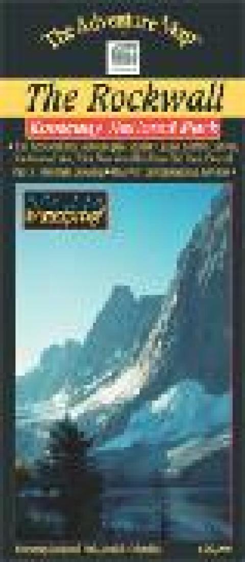 Kootenay National Park - The Rockwall Region Hiking Map