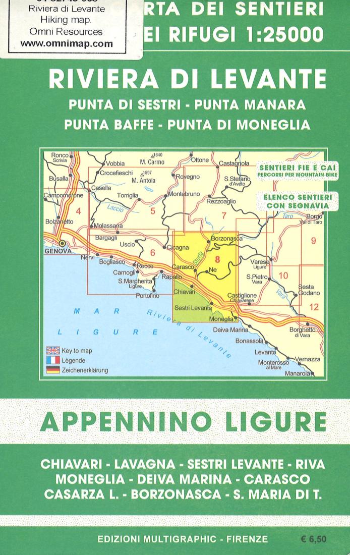 Riviera di Levante - Punta di Sestri, Punta Manara, Punta Baffe, Punta di Moneglia