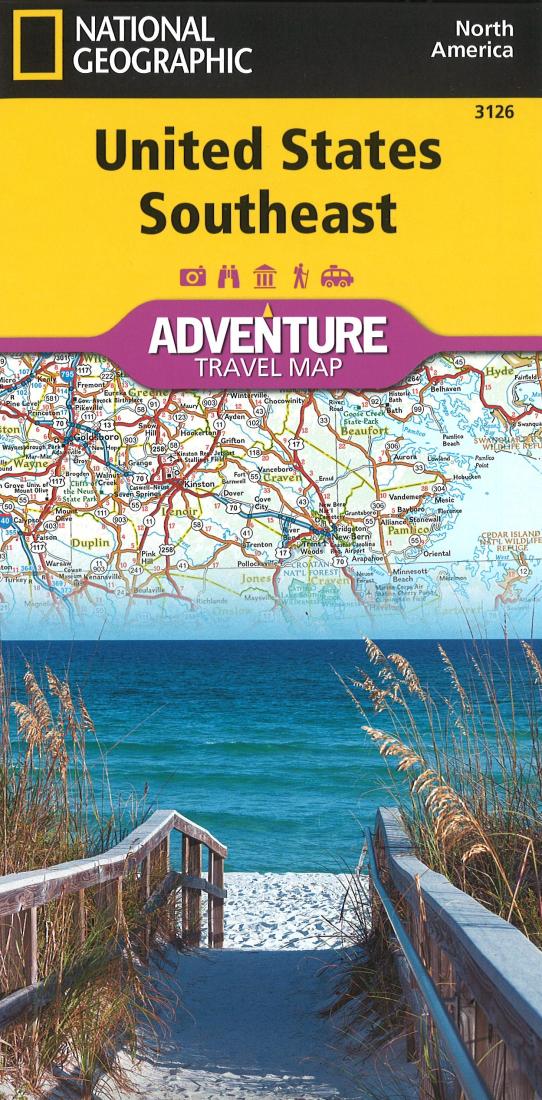 U.S. Southeast Adventure Map