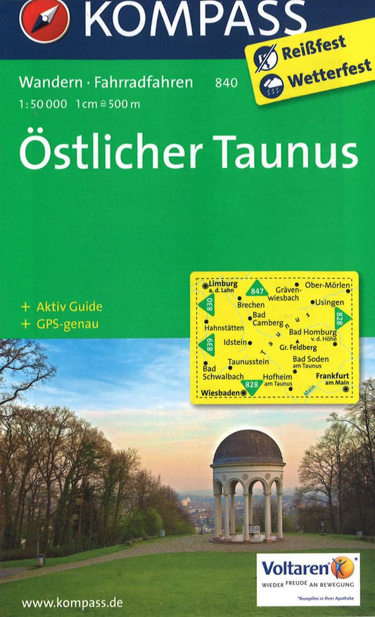 Östlicher Taunus Hiking Map & Guide