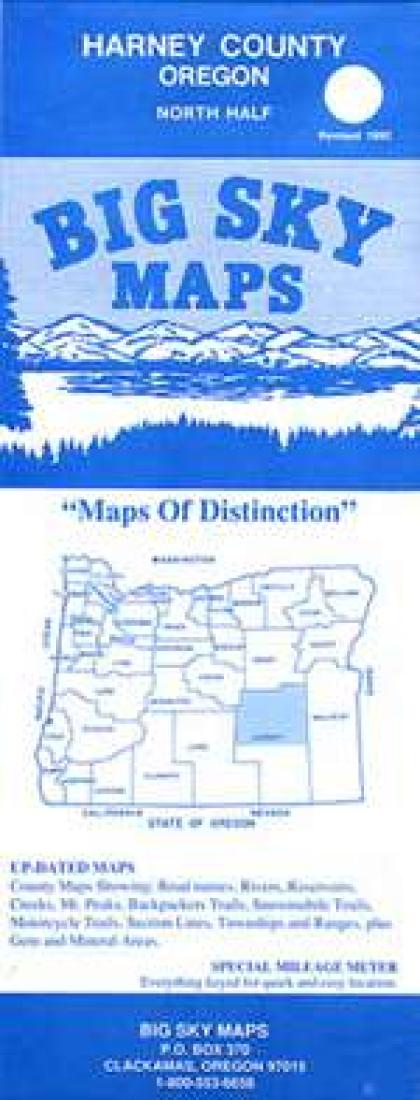 Harney County : Oregon : north half