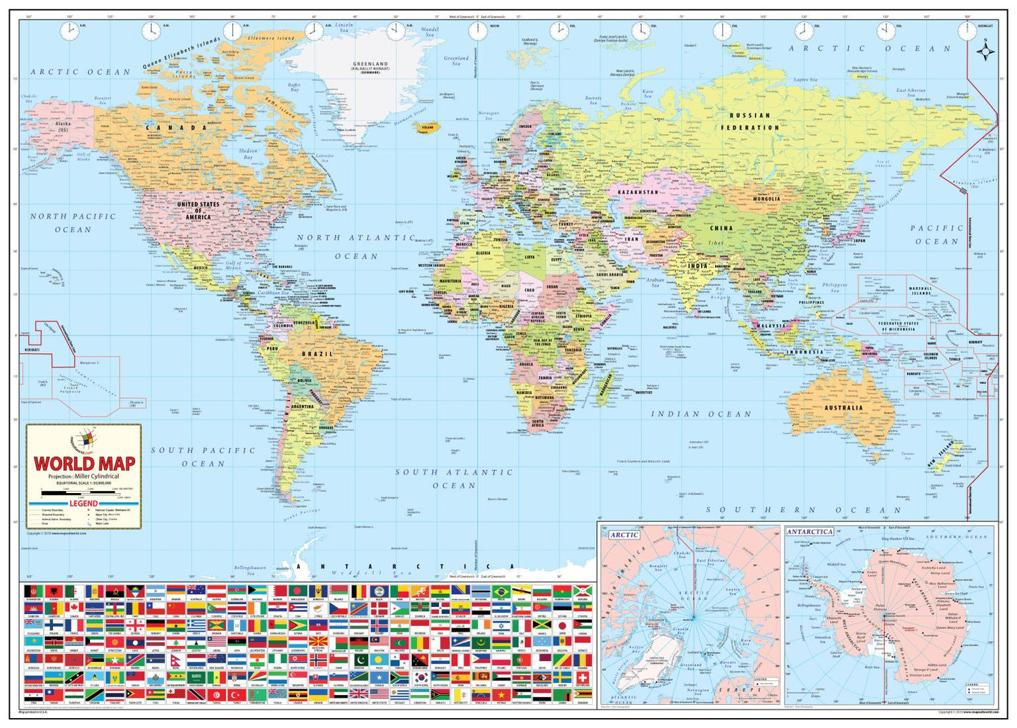 World's best world map