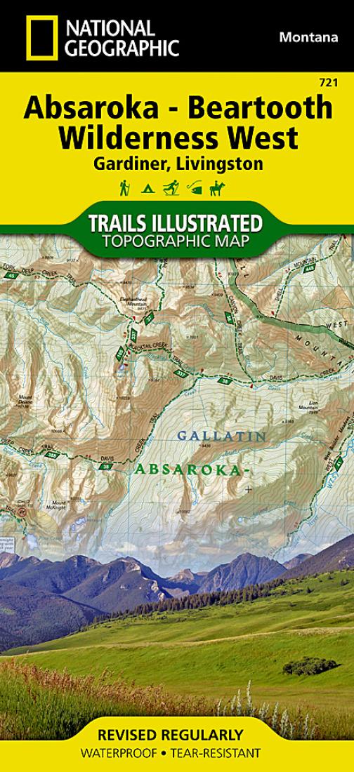 Absaroka-Beartooth Wilderness west : Gardiner, Livingston