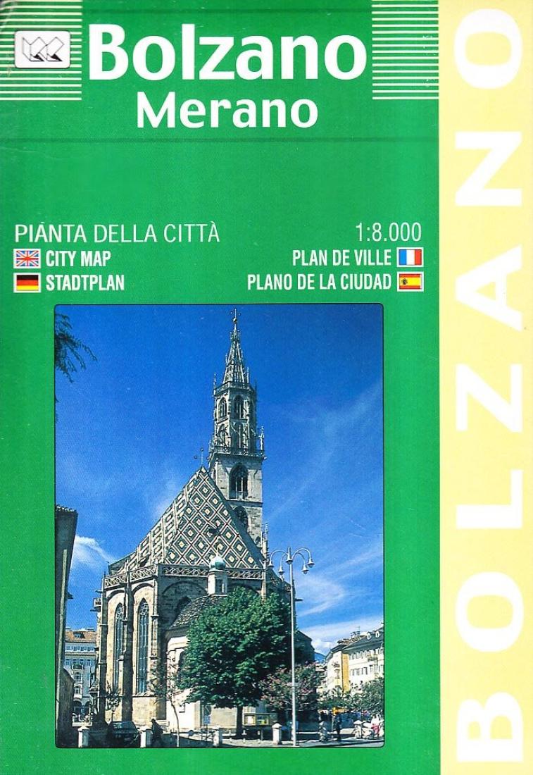 Bolzano : Merano : pianta della citta : 1:8,000