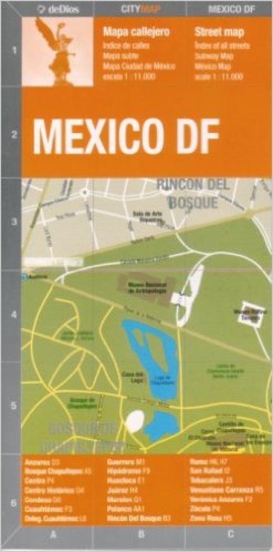 Mexico DF City Map