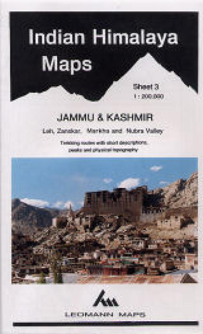 Indian Himalaya, Jammu & Kashmir sheet 3 - Nubra Valley, Leh, Zanskar