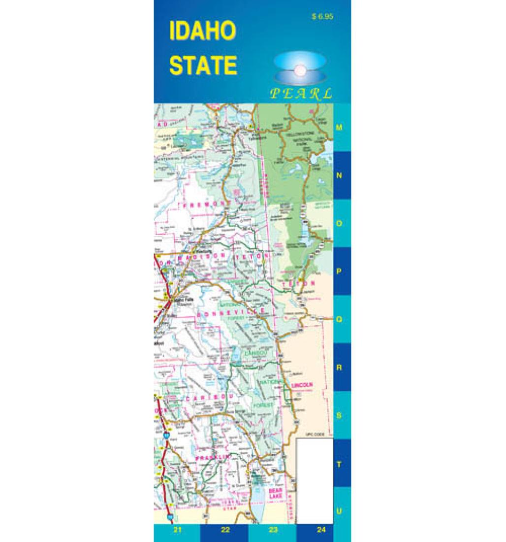 Idaho state : pearl laminated map