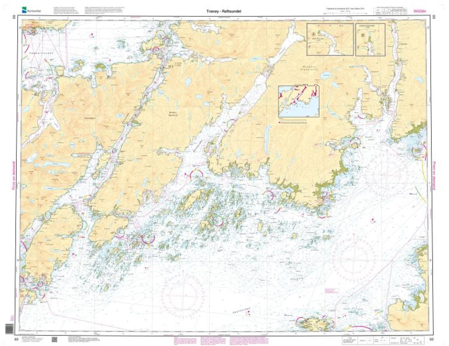Tranøy - Raftsundet - 69 - Norway Kartverket Nautical Charts