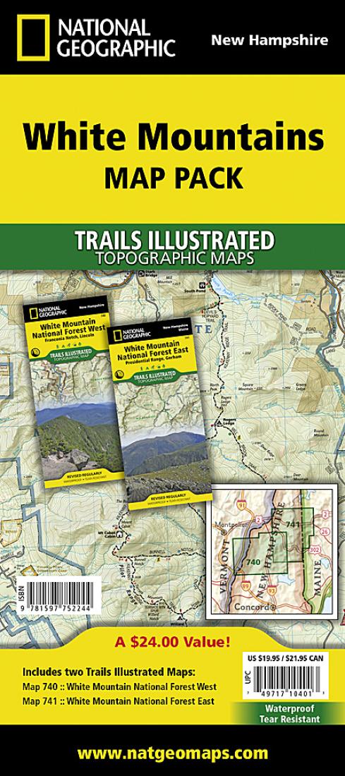 White Mountains National Forest : map pack