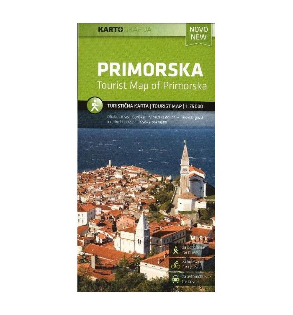 Primorska : tourist Map of Primorska : 1:75 000 = Primorska : turistina karta : 1:75 000