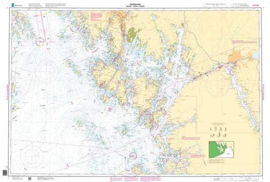 Oslofjorden. Færder - Hvaler - Halden - 1 - Norway Kartverket Nautical Charts