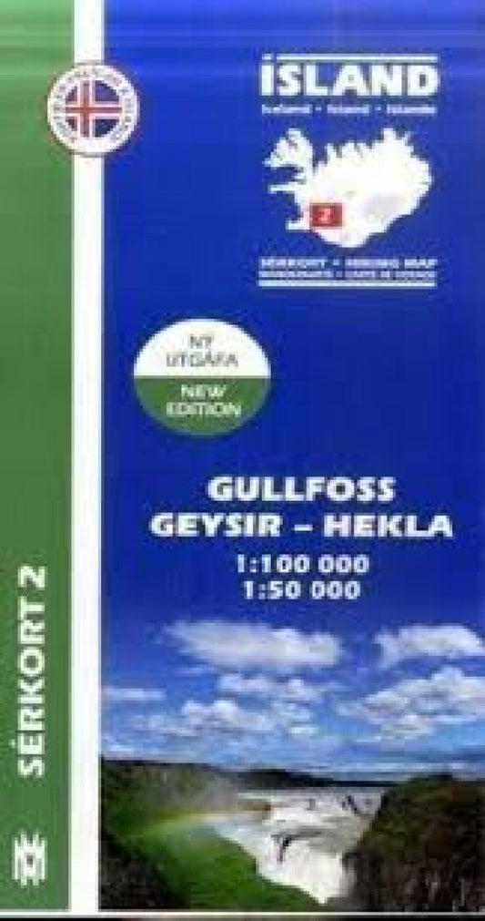 Gullfoss & Geysir hiking map