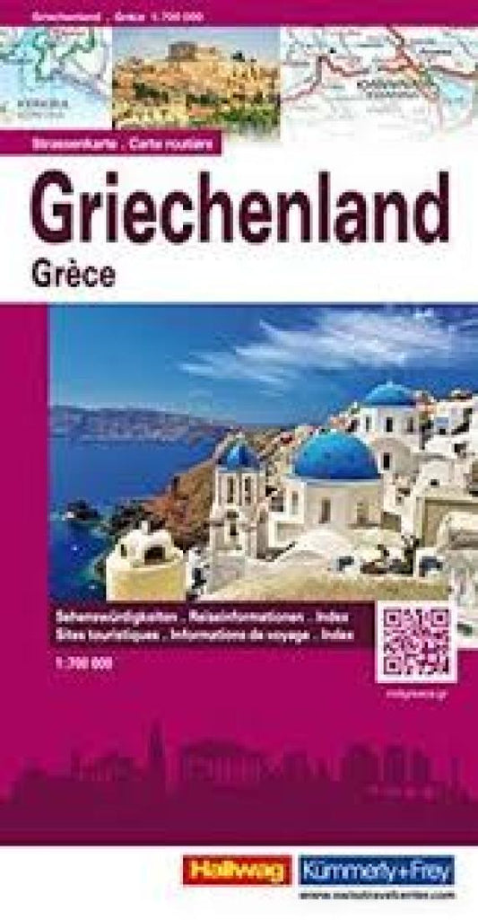 Griechenland = Grèce Road Map