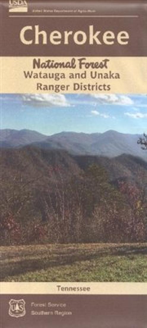 Cherokee National Forest (North) - Watauga and Unaka Ranger Districts Map