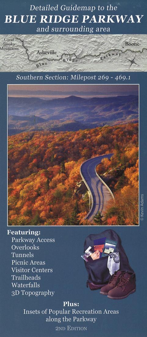 Blue Ridge Parkway Map - Southern Section