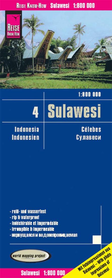 Sulawesi 1:800 000 = Célebes 1:800 000 = Indonesien 1:800 000 = Indonesia 1:800 000 1:800 000