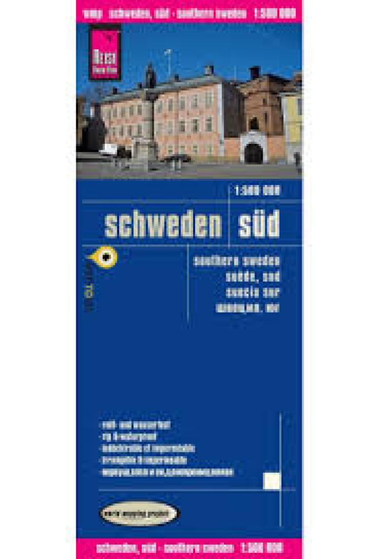 Schweden süd : 1:500 000 = Southern Sweden : 1:500 000 = Suéde, sud : 1:500 000 = Suecia sur : 1:500 000, : 1:500 000