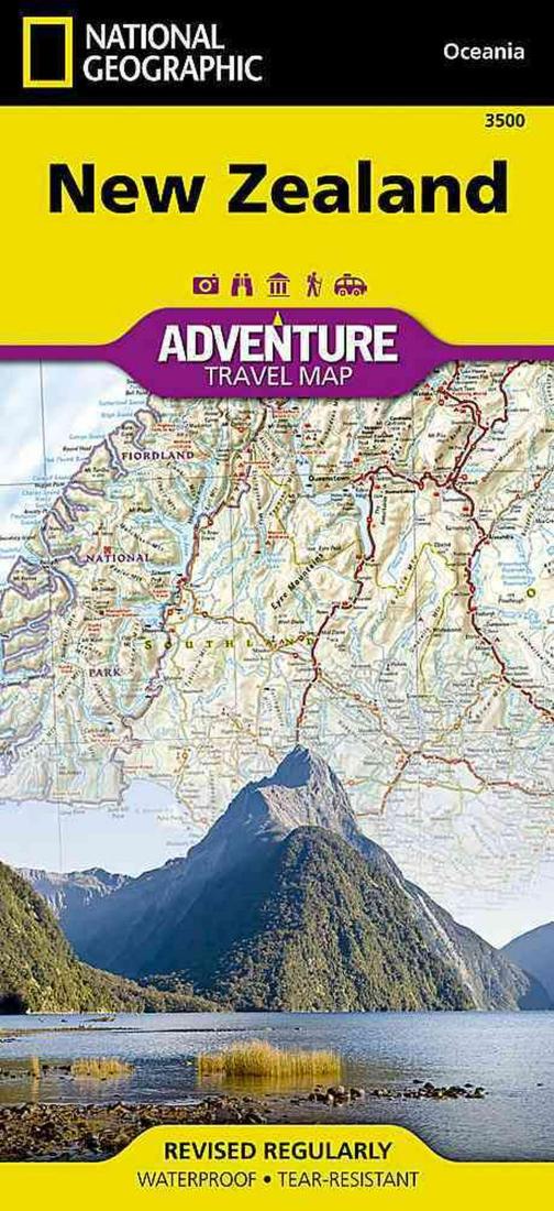 New Zealand Adventure Map 3500