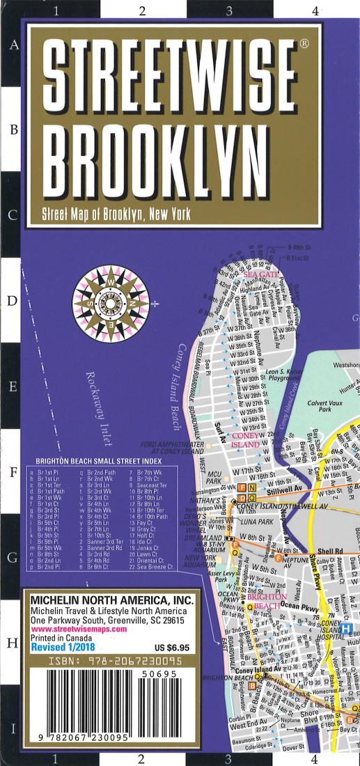 Streetwise Brooklyn : street map of Brooklyn, New York