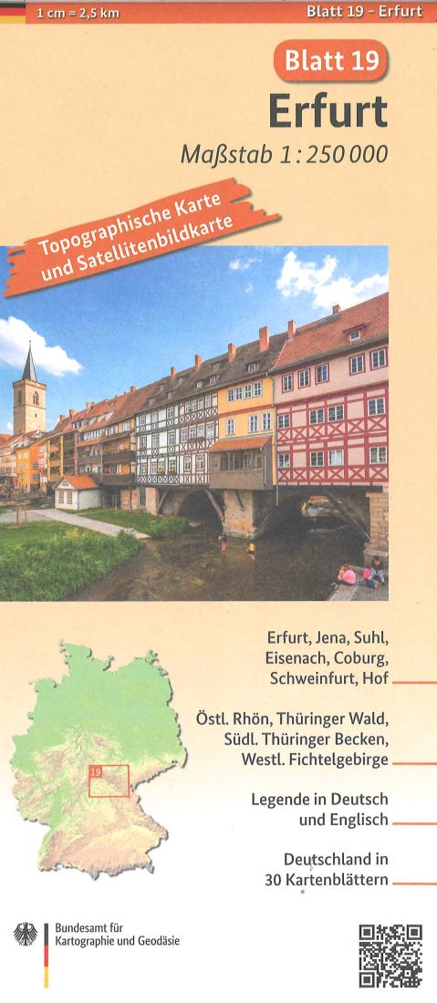 Erfurt 1:250 000, blatt 19