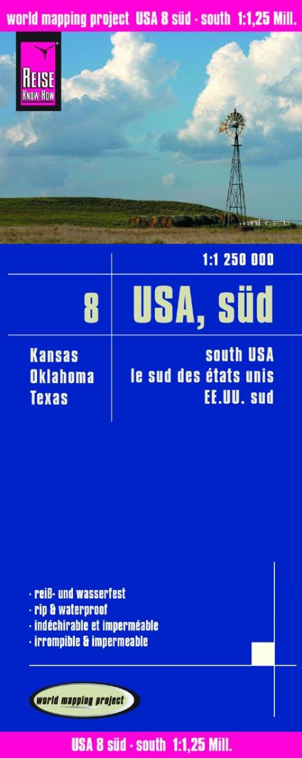 USA, süd = South USA = Le sud des États-unis = EE.UU. sur