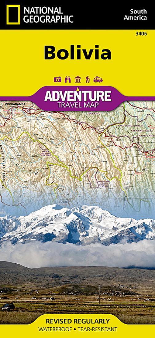Bolivia Adventure Map 3406