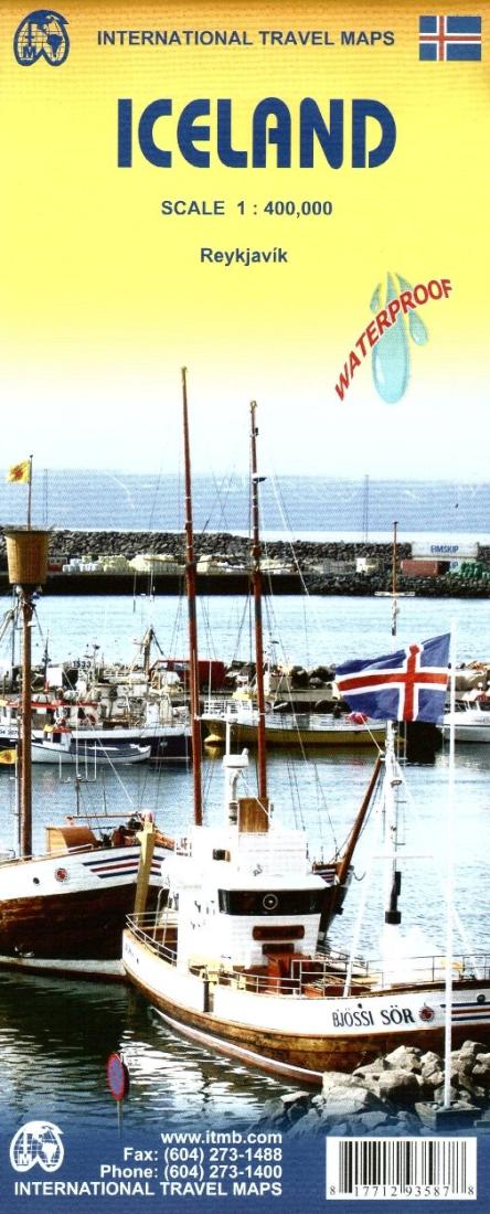 Iceland : scale 1:400,000 : Reykjavik