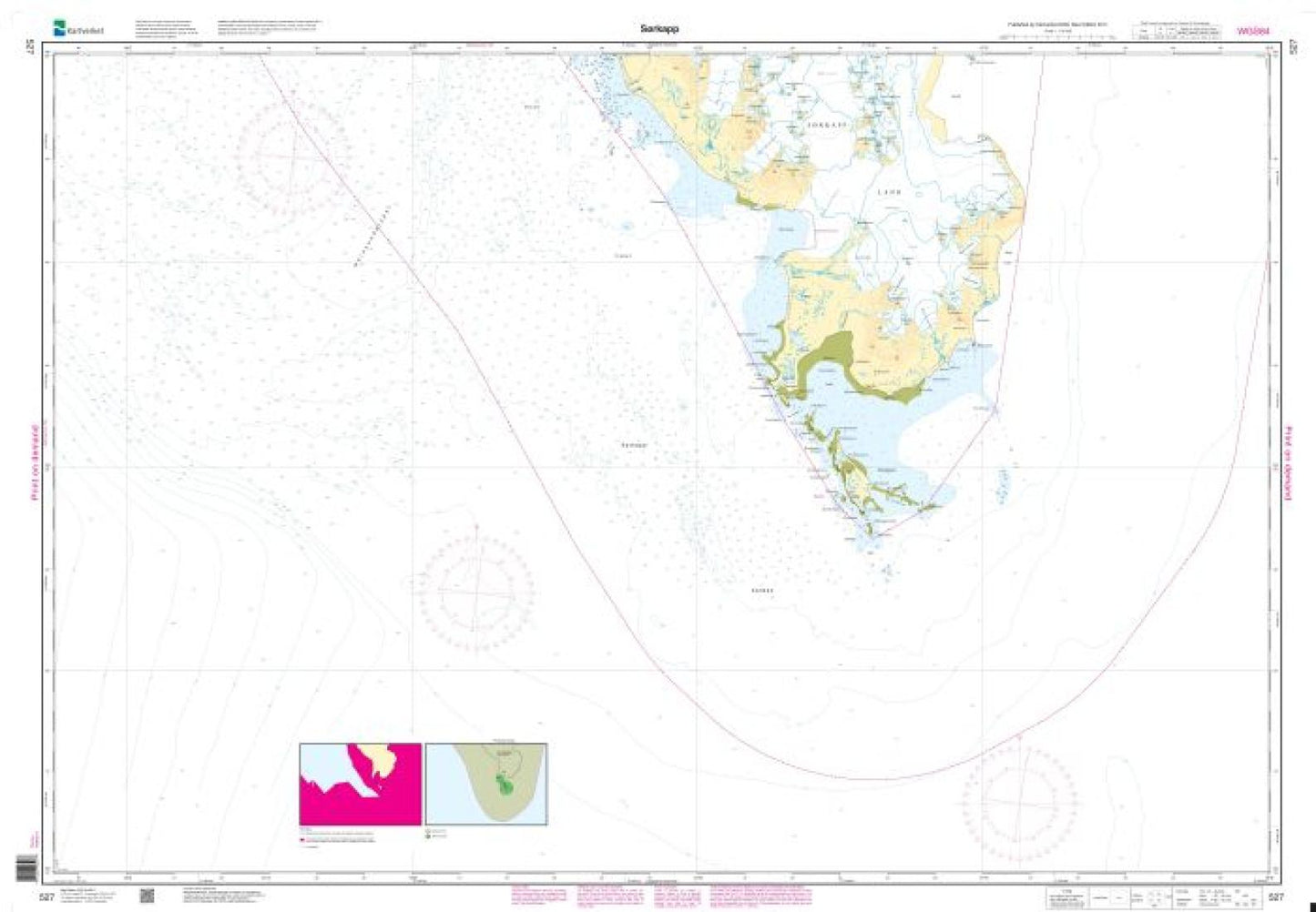 Sørkapp - 527 - Norway Kartverket Nautical Charts
